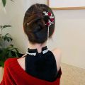 Rose Hairpin Women's Back of The Head Plate Hair Clip Headdress Temperament Twisting Clip Hairpin Hair Accessories. 