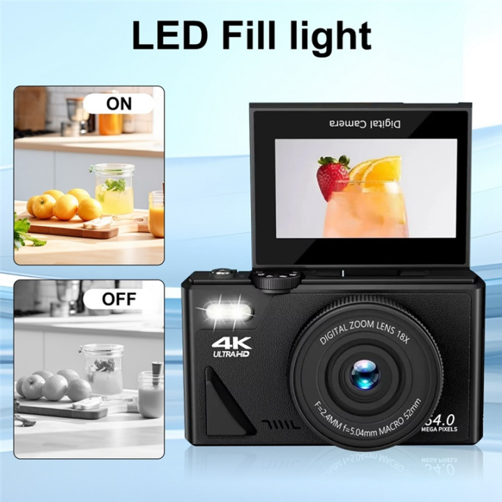 4K%2064MP%20Digital%20Camera%20Digital%20Camera%2018X%20Digital%20Zoom%204K%2064MP%20Digital%20Camera%20for%20Photography%20Digital%20Camera%20Video%20Vlogging%20Camcorder%20Webcam%20Cameras%20-%20Image%202