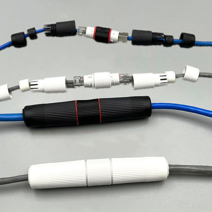 Rectangular Docking Connector 【NEW】 1Pc RJ45 Docking Connector Ethernet Network Straight-through ...
