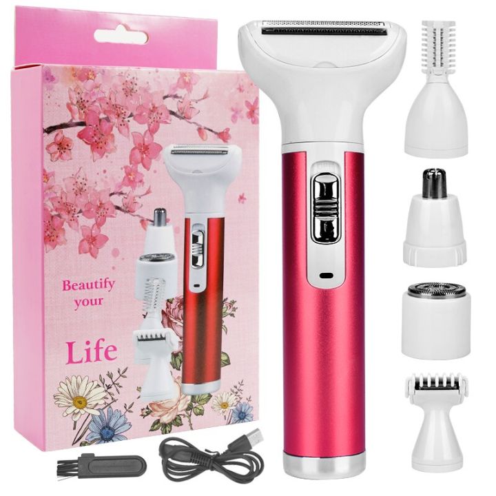 5%20in%201%20Electric%20Hair%20Remover%20Rechargeable%20Lady%20Shaver%20Nose%20Hair%20Trimmer%20Eyebrow%20Shaper%20Leg%20Armpit%20Bikini%20Trimmer%20Women%20Epilator%20-%20Image%202