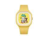 【Can last for 10 years】 Pop Mart Children's Watch Girls Cartoon Cute Square High Quality Skin Feeling Silicone Watch Quartz. 