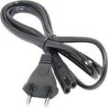 2 Pin AC Power Cord / Power Cable - Black. 