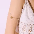 【Beiver Jewelry Store  】Ingemark Retro Pearls Upper Arm Cuff Lover Shell Bracelet Arm Accessories Bohemian Open Armlet for. 