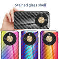 Biruiqu For Honor X9D Carbon Fiber Glass Protective Case Cover. 