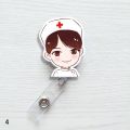 Fashion Clip Stationery ID Name Card Retractable Lanyards Mini Badge Holder.