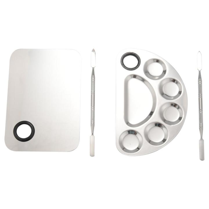 (NEW)Makeup Mixing Palette Stainless Steel Cosmetic Palette Professional