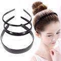 Simple Black Teeth Hairbands Girls Plastic Headbands Lady Jewelry Findings Diy Tools Hair Accessories.