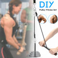 Fitness DIY Pulley Cable Machine Attachment System Lifting Arm Hand Strength Training Leg Tendon Stretching Equipment. 