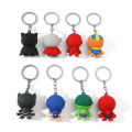 Cute Marvel Superhero The Avengers Keychains Creative Pendant Key Holder Fashion Accessories.