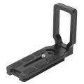 Camera L Mount Plate Camera L Bracket Aluminium Alloy for Tripods. 