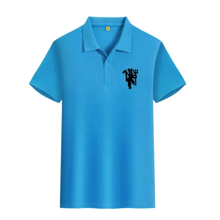 Summer%20Men's%20Manchester%20United%20Football%20Training%20Casual%20Polo%20Shirt%20Trendy%20and%20Versatile%20Breathable%20T-shirt%20-%20Image%204