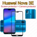 Huawei Nova 3E Screen Protector 2in1 Combo 1 Screen protector 1 Camera Protector. 
