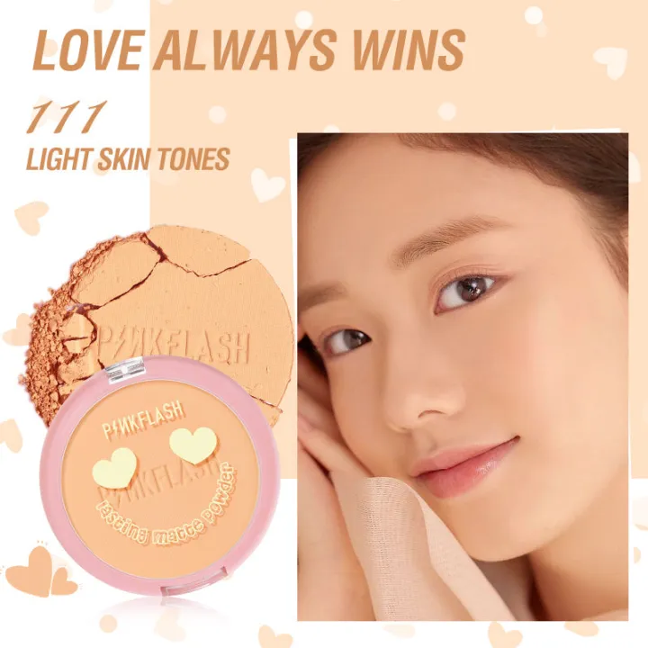 PINKFLASH%20Lasting%20Matte%20Pressed%20Powder%205.5gm%20(PF-F08)%20-%20Image%206