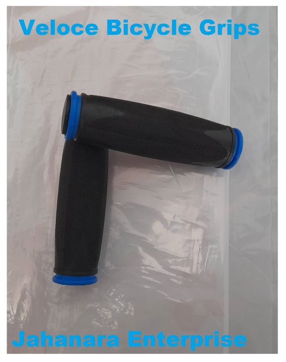 Veloce%20Bike%20Grips%20Mountain%20Bicycle%20Handle%20Handlebar%20Soft%20Rubber%20Multi%20colour%201%20pair%20-%20Image%202