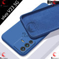 Silicone case For Vivo V23 5G / vivo S12 / Back Cover Simple Candy Color Square Edge Liquid Silicone Phone Case. 