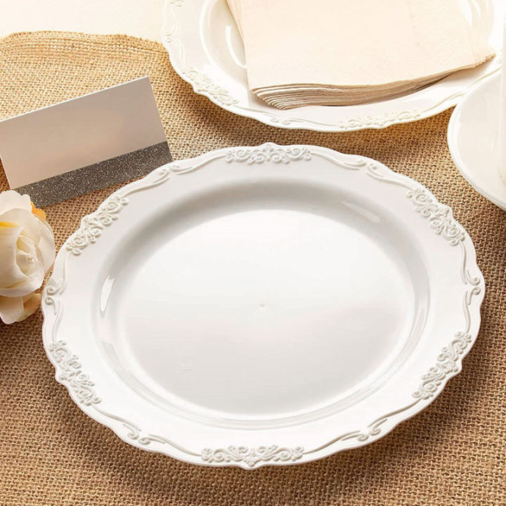 New%20European%20Disposable%20Dinnerware%20Plates%20Embossed%20Design%20Plastic%20Tableware%20Wedding%20Birthday%20Party%20Dessert%20Cake%20Plates%20Supply%20-%20Image%202