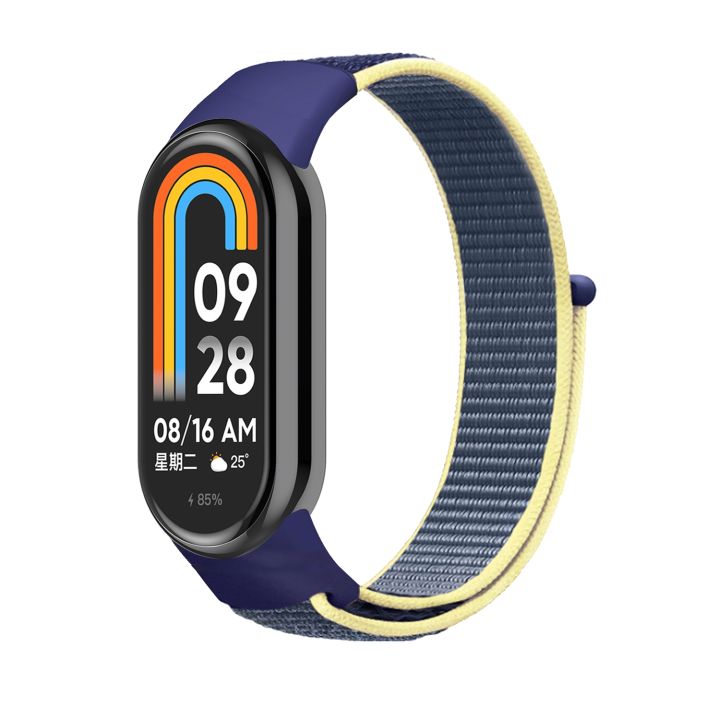 Watche Strap For Xiaomi Mi Band 8 Loop Nylon Watch Band