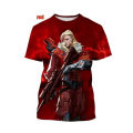 Summer New Game Valorant 3D Print T Shirt Men Women Casual Short Sleeve Cool T-shirt Valorant Harajuku Streetwear T Shirts Tees. 
