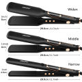 Ubeator - 1-5cm Width 5 Sizes LCD Display Temp Adjustment Straight Curly Hair Styling Tool|Curved Flat Irons 685. 