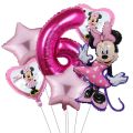 1set Mickey Minnie Balloons Baby Shower Birthday Party Decorations 32inch Number Cartoon Mickey Mouse Balloon Kids Toys Globos. 