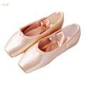 Professional Satin Ballet Pointe Shoes & Ribbon Dance Toe Shoe US3-9 34. 