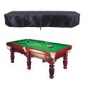 8Ft Billiard Pool Table Cover with Drawstring Durable Waterproof Table Cover for Rectangle Table, Black.