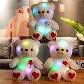 1Pcs Toys for Children Plush Light Bear Toy Tool Soft Present Birthday Gift Light LED Stuffed Animals Plush Toy Colorful Glowing. 