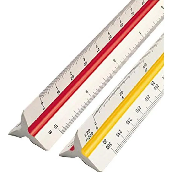 Triangular Scale Ruler T1 (300MM) | Daraz.com.bd