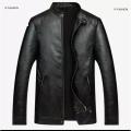 Black  Leather Jacket For Men. 
