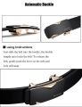 OIMG Williampolo Men Belt Luxury Leather Automatic Buckle Belts High Quality Fashion Design Belt Classice Brand. 