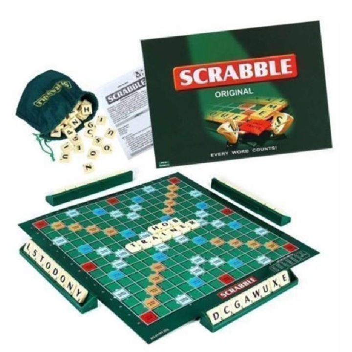 Scrabble Crossword Board Game Indoor Family Game Multiplayers Game