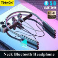 Timack® Bluetooth 5.2 Earphones Neckband Headphones TWS Wireless Headsets HiFi Stereo LED Digital Display Dual Mode Waterproof Earbuds.