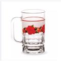 Drinking Water mug Glass For Everyday Use  Crystal Clear transparent Beautiful unique design Water /Drinking /Coke / Sorbat/Milk/ Lassi/ premium  mug 1pc. 
