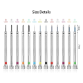 13 PCS Professional Screwdriver Set Micro-Precision Screwdriver Kit 0.6-2.0mm 13 Extra Replace Blades for Watch Repair. 