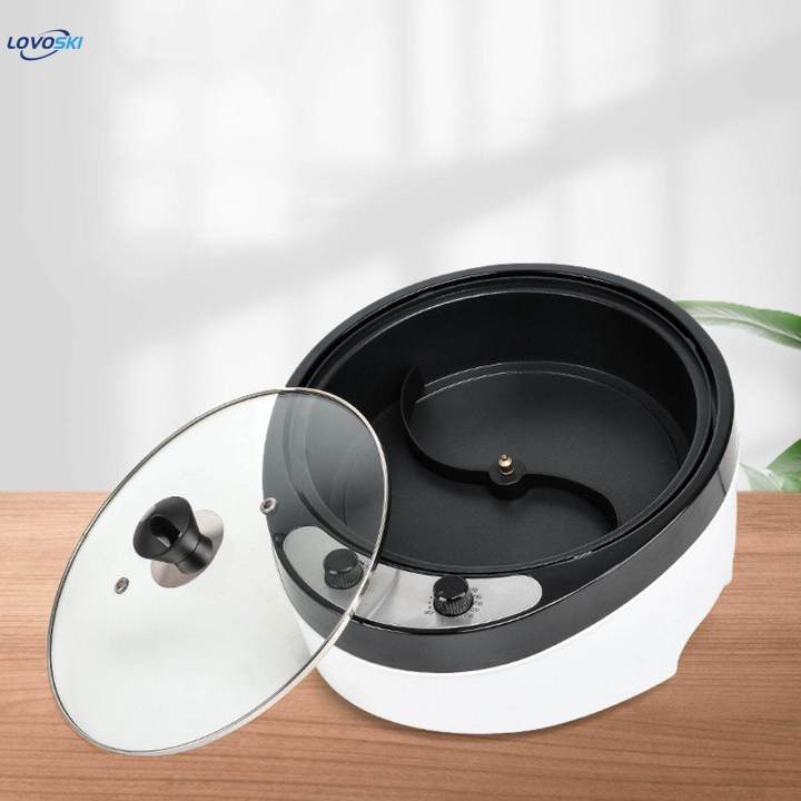Coffee Roaster with Timer Nonstick Roasting Baking Machine for Shop Soybeans