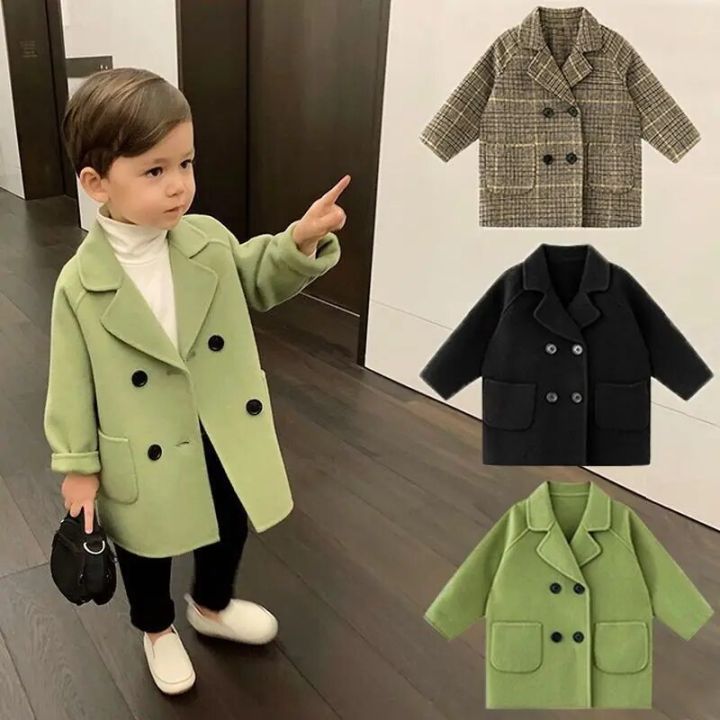 Fashion lengthen Winter Jackets baby Boys Girl Kids Outerwear Coats Spring Autumn children's jacket Boy's Overcoat Boy Coat 2-6Y