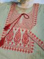 Pakistani Khadi Cotton Fabric Shalwar & Kameez With Embroidery For Women. 