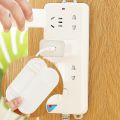 2PCS/Set Wall-Mounted Self-Adhesive Desktop Socket Fixer/ Self-Adhesive Power Strip Holder/Punch Free Hanging Fixator /Seamless Storage Holder.