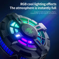 Plextone EX2 Pro RGB Magnetic Radiator Phone Cooler Heat Sink Mobile Phone Gaming Turbofan Portable Cooling Fan. 