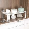 Kitchen rack, layered rack inside the cabinet, partition board, household multifunctional sink, pot and utensils storage box.