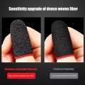 7 Pair (14 Pcs ) Breathable Mobile Finger Sleeves / Finger Sleeves / Press Trigger Game Controller Sweatproof Gloves for Mobile Gaming / Finger Sleeves - Finger Sleeve.