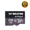 Walton 256GB Class 10/U3 Micro SDHC/SDXC Memory Card with Adapter. 