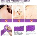 Silicone Foot Rubbing (GH- 47)  : silicon Bathroom Non-Slip Shower Round Silicone Scrubber Body Bath Foot Massage Mat Lazy Skin-Free Foot Body Brush. 