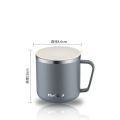 304 Stainless Steel Coffee Mugs Portable Cups Heat Insulation Anti-fall Thermos Mug Home with Cover and Handle Mug Water Bottle. 