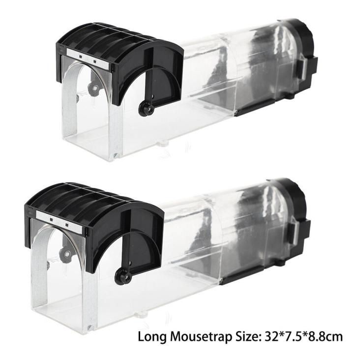 Reusable Mouse Trap No Kill Rats Cage Mousetrap Smart Mouse Trap For Mice Catcher Automatic Rat Traps Pet Control Accessories(2pcs)