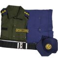 Security Guard Uniform Full Set - Guard Dress - Security Guard Pant, Shirt, Cap, Belt , Epulet Full Set.