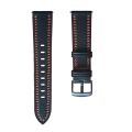 For Huawei Watch GT 3 46mm / GT Runner 22mm Tricolor Stitching Leather Watch Band. 