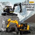 GC 1:50 Mini Excavator, Excavator Truck Toys, Metal Die-cast Engineering Vehicle Model, Heavy Duty Excavator. 
