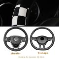 【Alizeker Mall】Auto Steering Covers Diameter 38cm Plush Fabric Car Steering Cover Universal Car-styling Fit for Most Cars Car Accessories. 