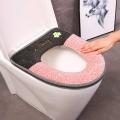 Waterproof Toilet Seat Padded Toilet Bowl Bathroom Toilet Seat Cover Mat Set for Closestool Mat Seat Case Toilet Lid Cover Accessories. 